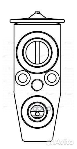 Клапан расш. кондиционера (трв) ltrv0595 luzar