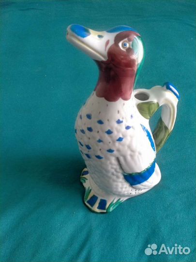 Красивейший штоф. ссср.лфз. Утка. В коллекцию