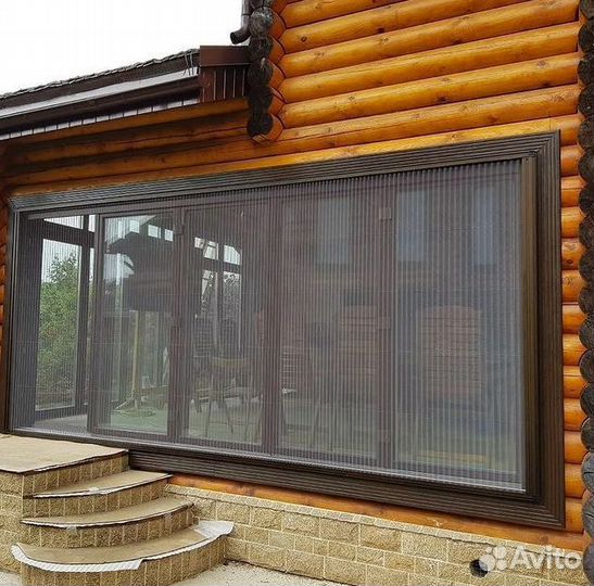 Москитная сетка гармошка