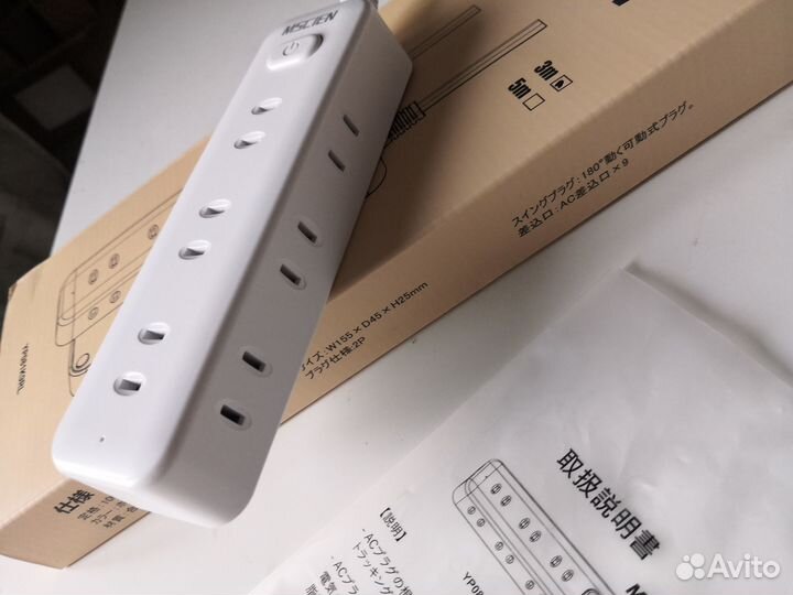 Удлинитель для Японской техники на 100 вольт