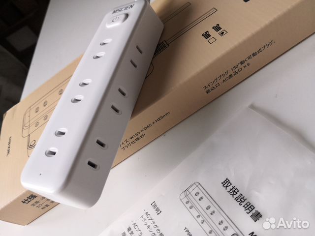 Удлинитель для Японской техники на 100 вольт