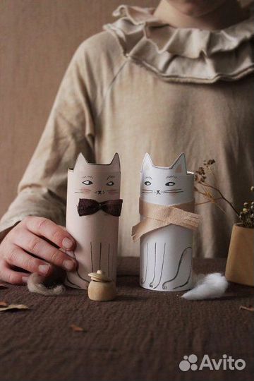 Втулки картонные от туалетной бумаги