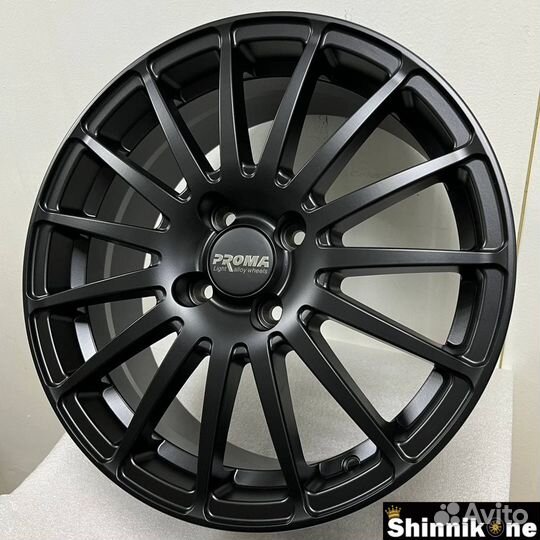 Литые диски R16 4/100 proma RS чёрный матовый