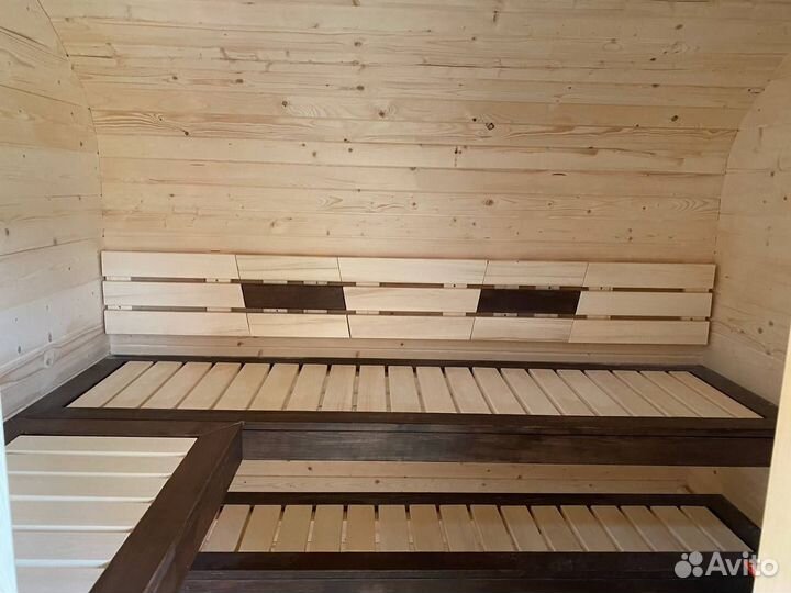 Баня бочка квадро на заказ