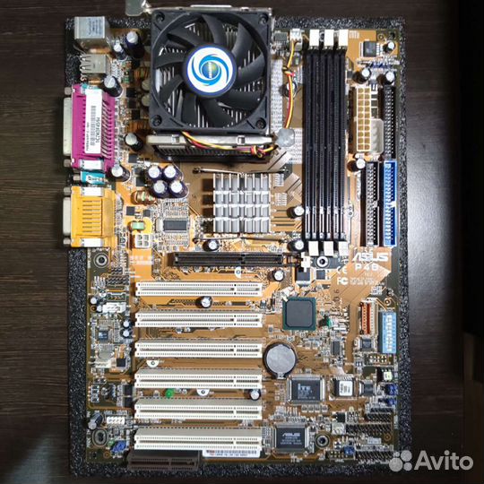 Материнская плата Asus P4B 478 socket + процесор +