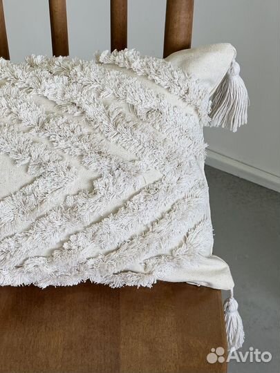 Декоративная наволочка ромб/зигзаг 30х50 см