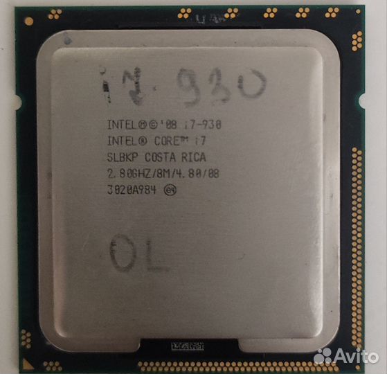 Процессор intel core i7 930