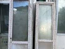 Балконные пластиковые двери пвх бу