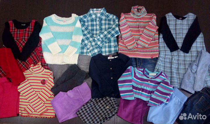 Вещи пакетом для девочки 3-4 года