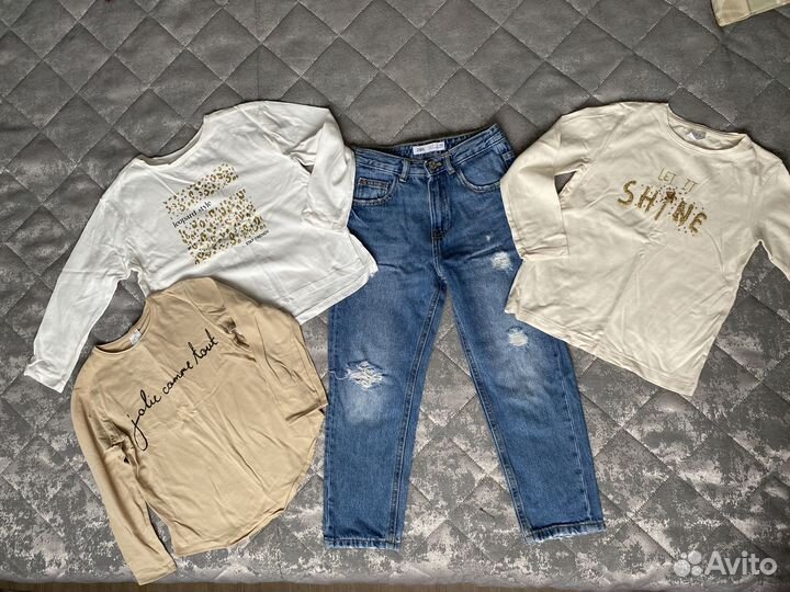 Вещи пакетом для девочки 116 122 см