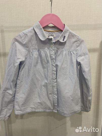 Рубашка для девочки 110