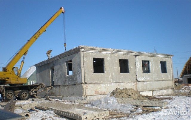 Домокомплект железобетон (панельный котедж)