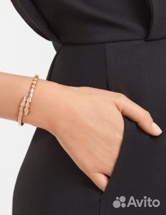 Золотой браслет bvlgari serpenti