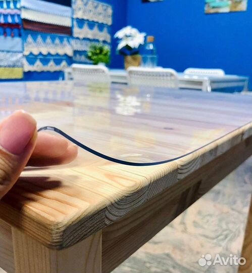 Мягкое стекло, плёнка пвх, прозрачная скатерть