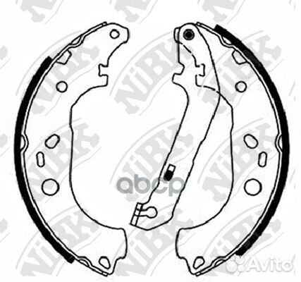 Колодки тормозные дисковые FN51001 NiBK