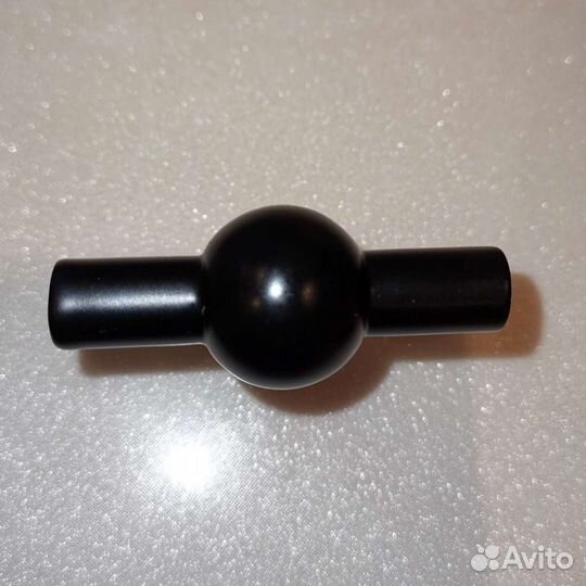 Мебельные ручки черные кнопка