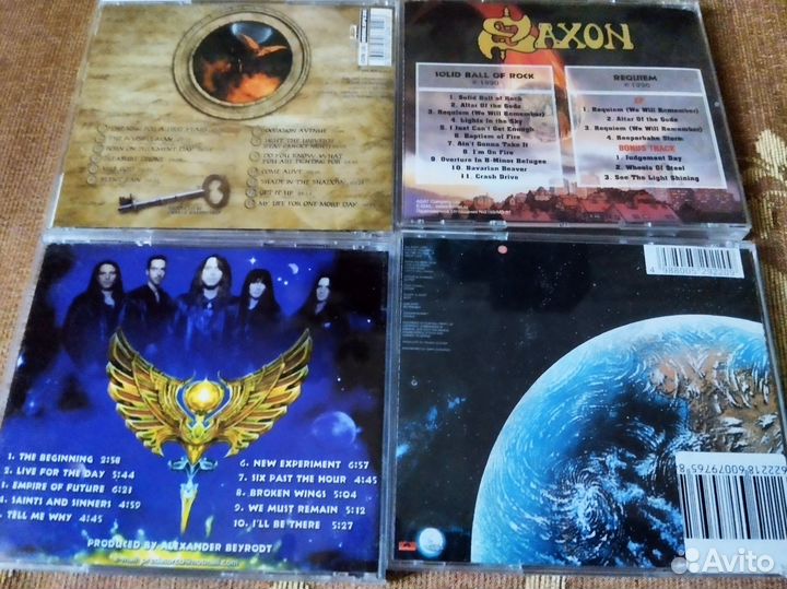 CD-диски (хард-рок,хэви-метал) цена за 4 шт
