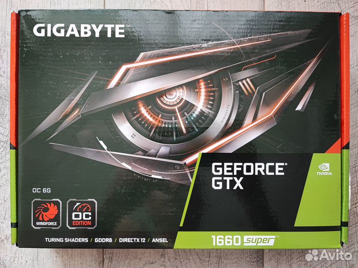 Видеокарта gigabyte GeForce GTX 1660 super OC