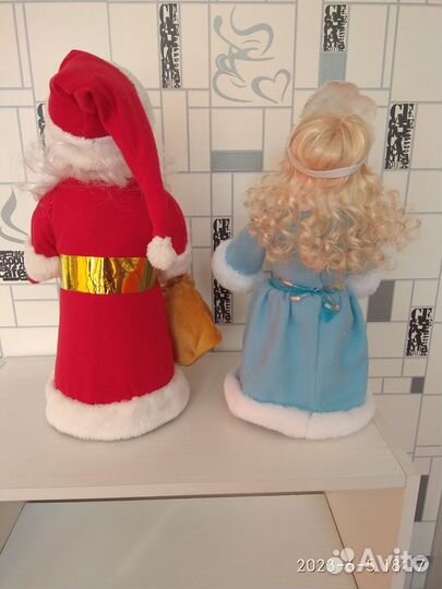 Куклы Дед Мороз и Снегурочка