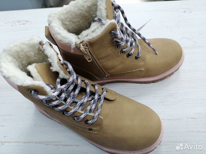 Ботинки зимние для девочки 33 новые