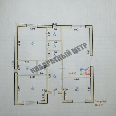 Дом 121 м² на участке 6 сот.