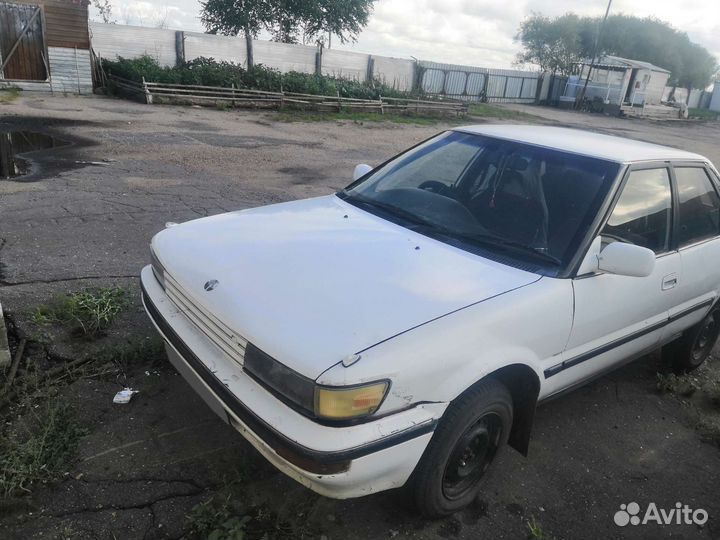 Toyota Sprinter 1.5 МТ, 1988, битый, 250 000 км