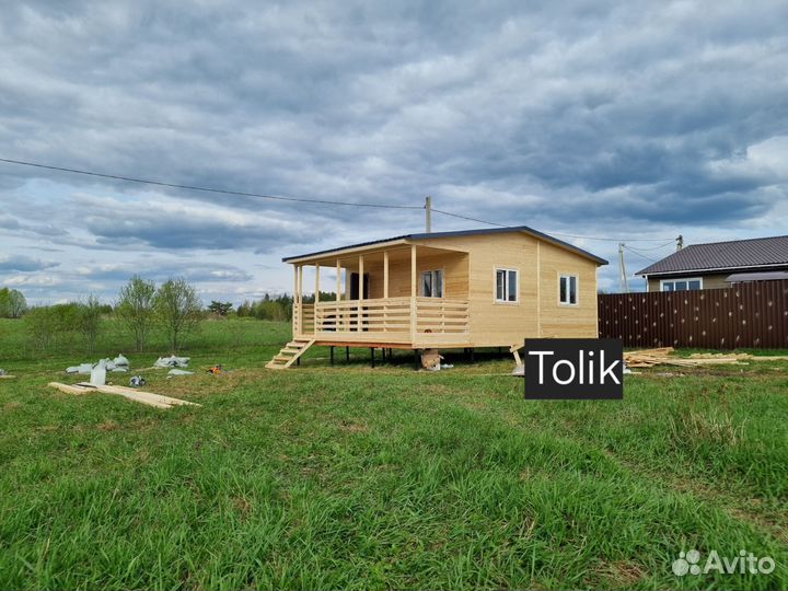 Дачный дом 8х6 под ключ