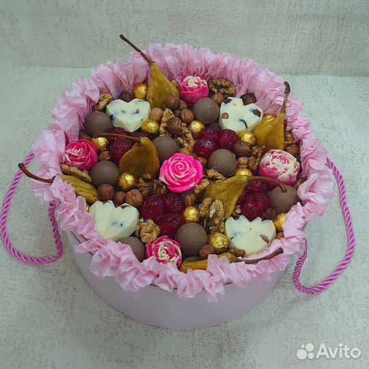 Крутые букеты из денег,сухофруктов и орех