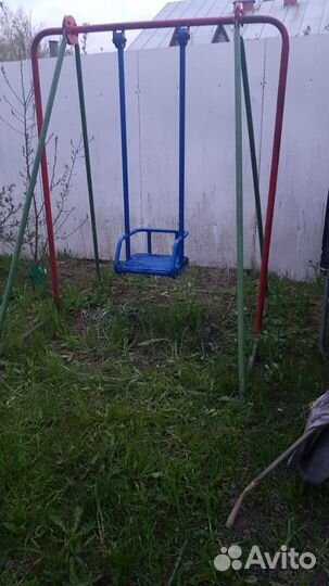 Детские качели уличные бу