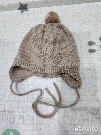 Шапка вязаная детская демисез