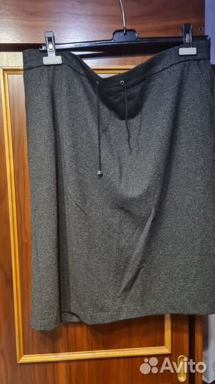 Юбка серая на резинке