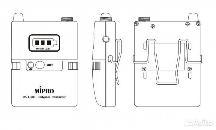Передатчик mipro ACT-58T