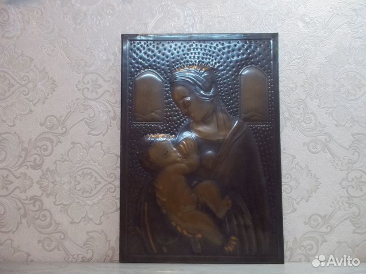 Картина медная чеканка СССР