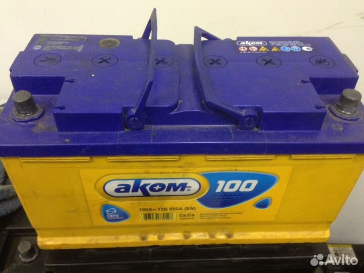 100Ач Аккумулятор б/у Akom 6ст-100 Euro