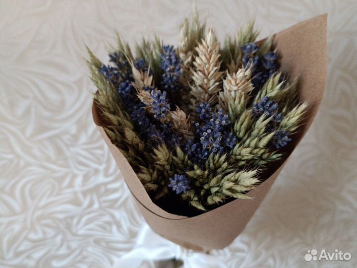 Мини букет из сухоцветов