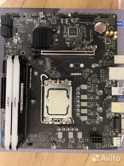 Мат. плата с проц.12400f Опер. 32gb c гарантией