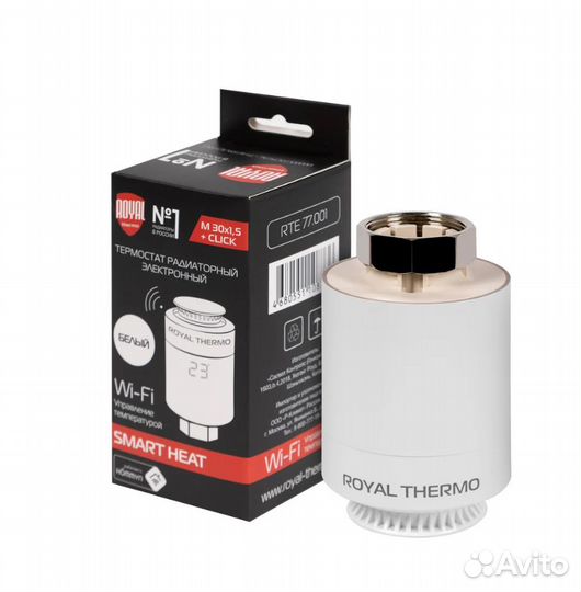 Электронный термостат 1белый