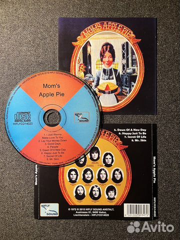 CD (rus) Mom's Apple Pie - s/t (1972/2015)