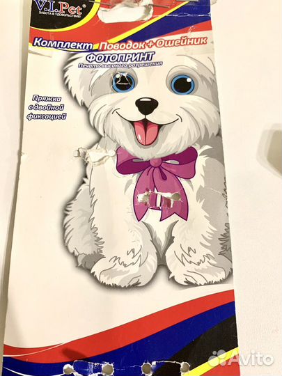 Комплект поводок + ошейник для собаки