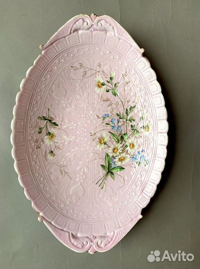Антикварное блюдо Гарднер роспись