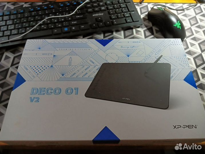 Графический планшет xp pen deco 01 v2