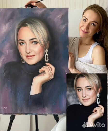 Портрет маслом на заказ
