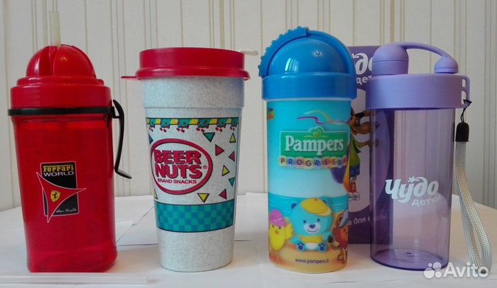 Новые бутылки для воды разные Новый поильник