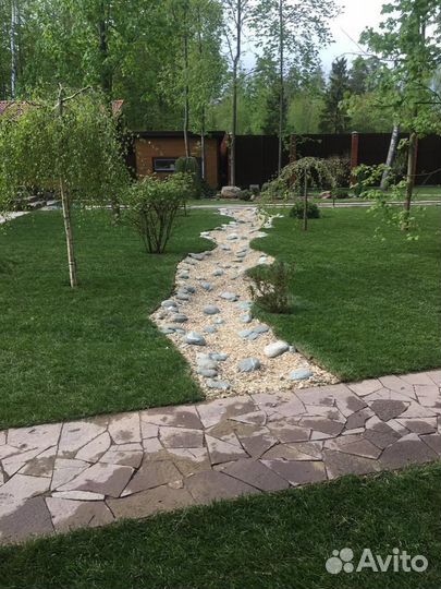 Укладка рулонного газона стандарт