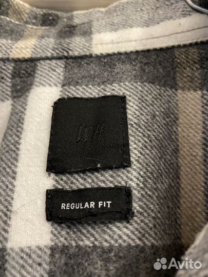 Рубашка мужская теплая, размер 46