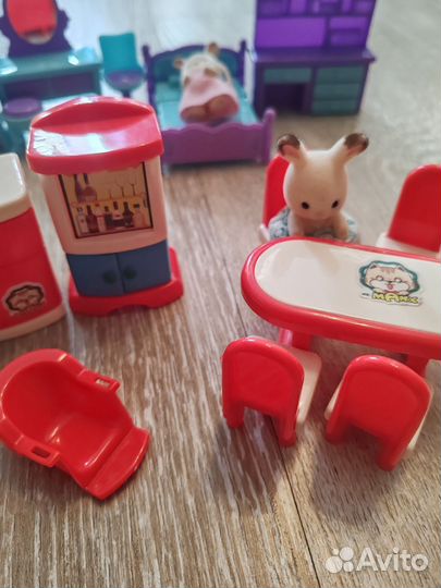 Игрушечная мебель (для маленьких sylvanian)