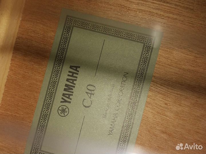Гитара yamaha c40