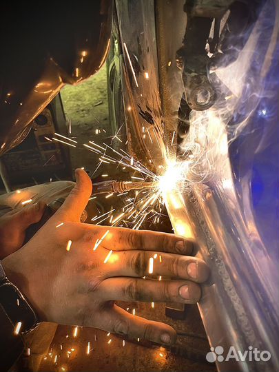 Кузовной ремонт, сварка порогов, сварка кузова