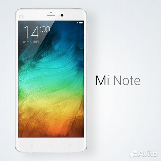 Флип-кейс для Xiaomi Mi Note (черный) Эко-кожа
