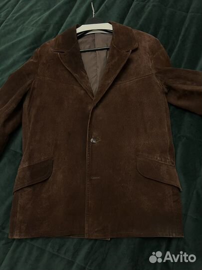 Пиджак замшевый винтажный